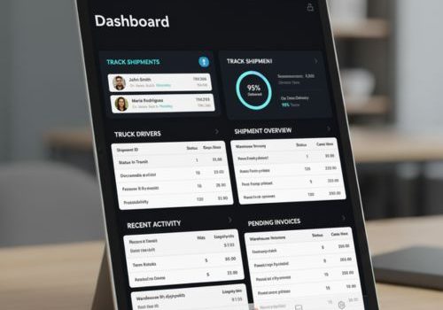 Dashboard CRM Logistics